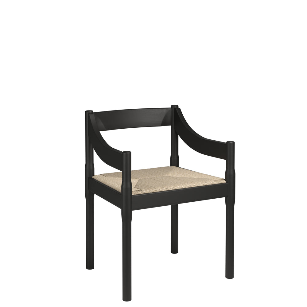 Fritz Hansen VM120 Carimate Chair, Ash Black