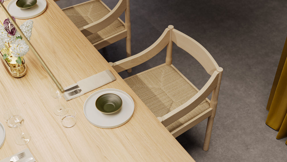 Fritz Hansen VM120 Carimate Sedia, Beech