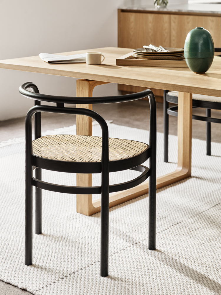 Fritz Hansen PK15 -stoel, Ash Black