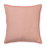 Ferm Living Leinen-Kontrastkissen, Dusty Rose