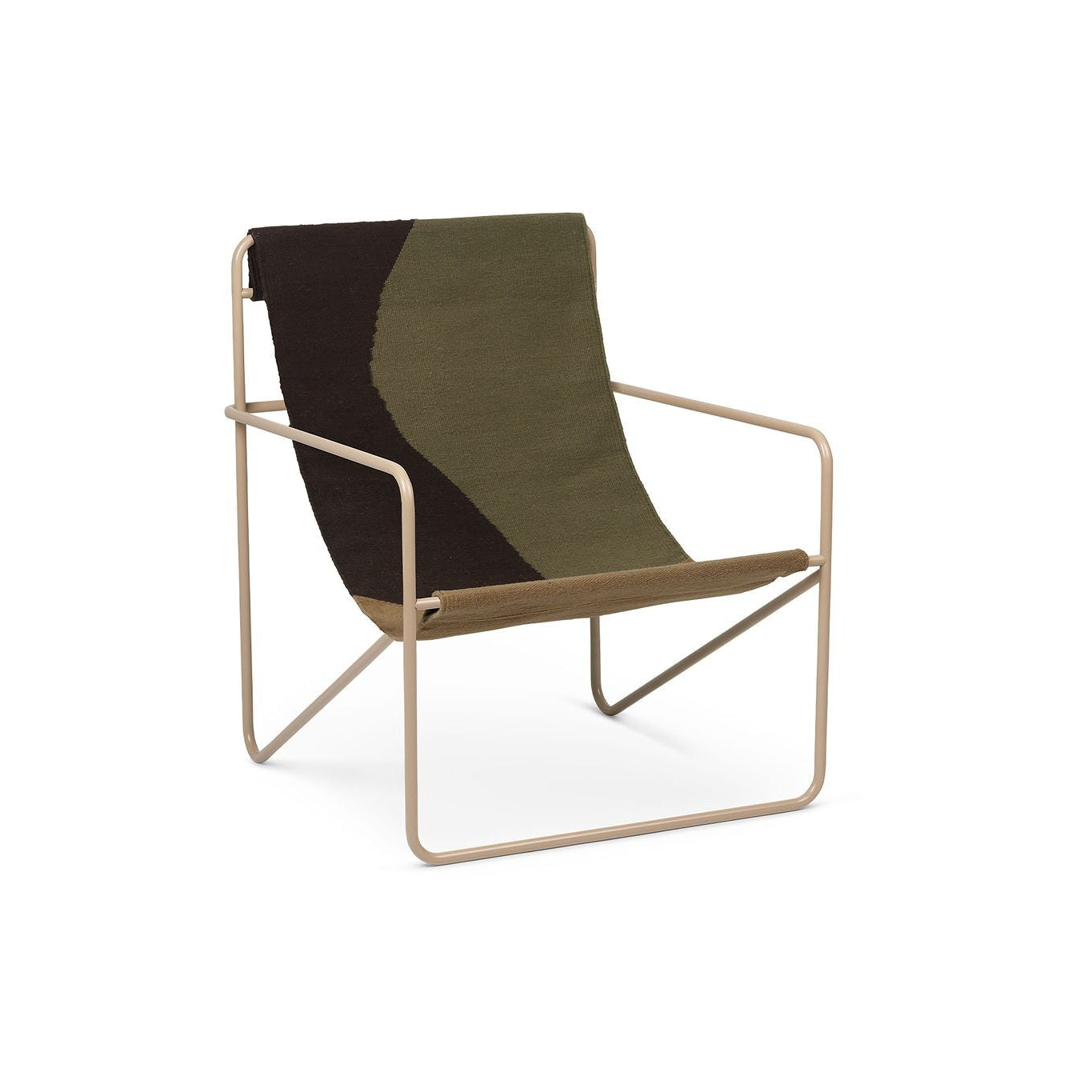 Ferm Living Desert Lounge Chair, Cashmere/Dune