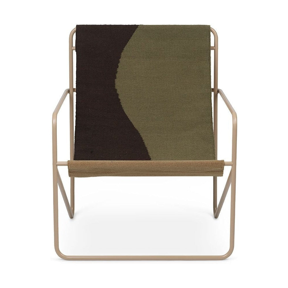 Ferm Living Desert Lounge Chair, Cashmere/Dune