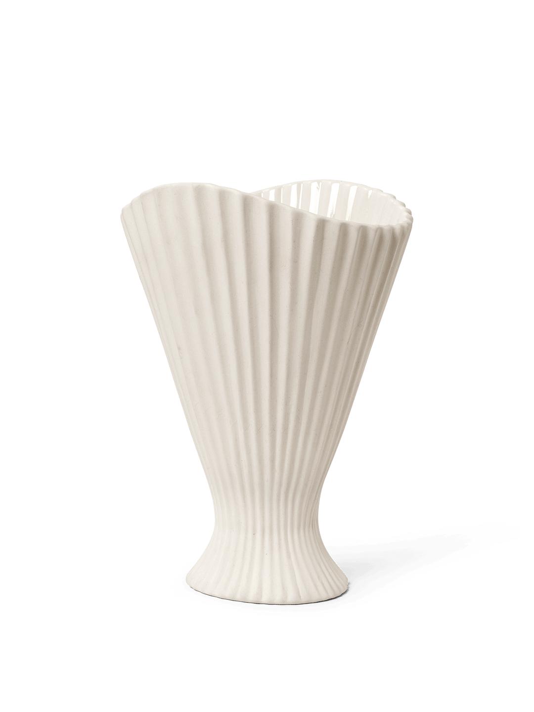 Ferm Living Springbrunnen-Vase, Off White