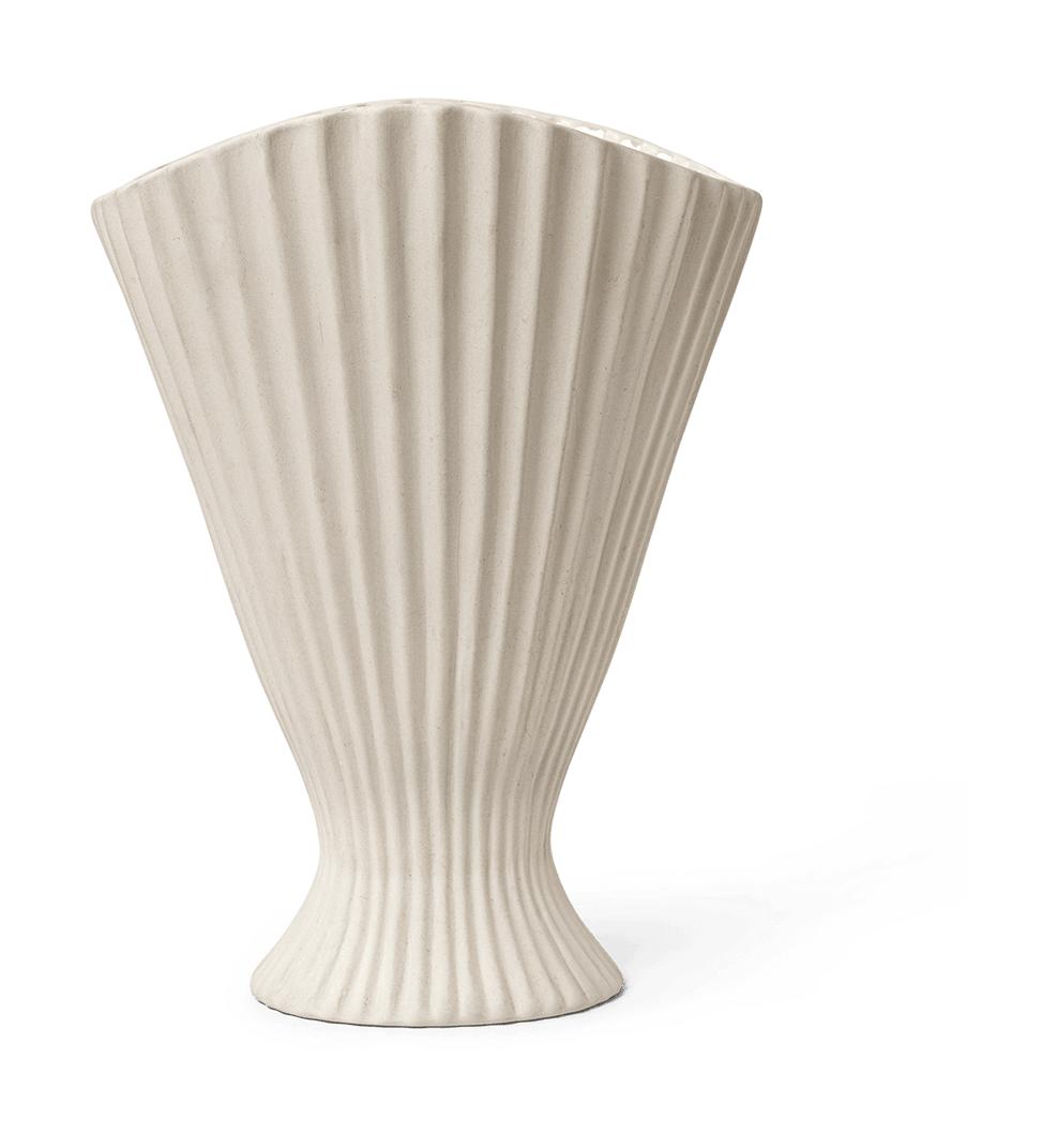 Ferm Living Springbrunnen-Vase, Off White