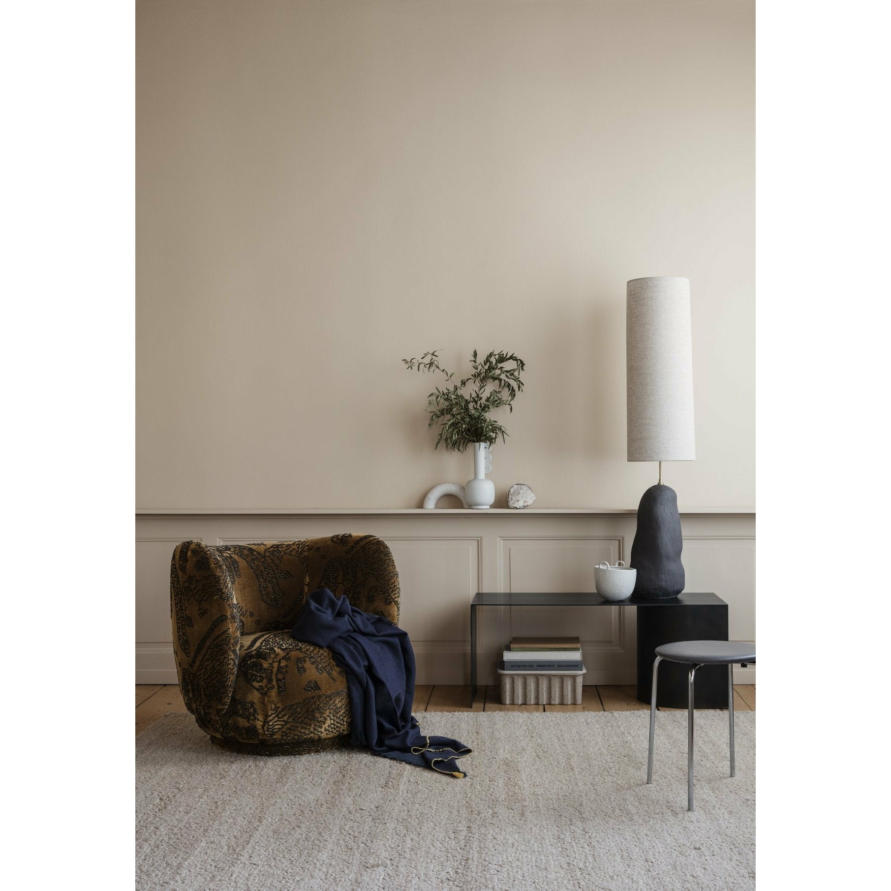 Ferm Living Hebe Lamphade Natural, 80 cm