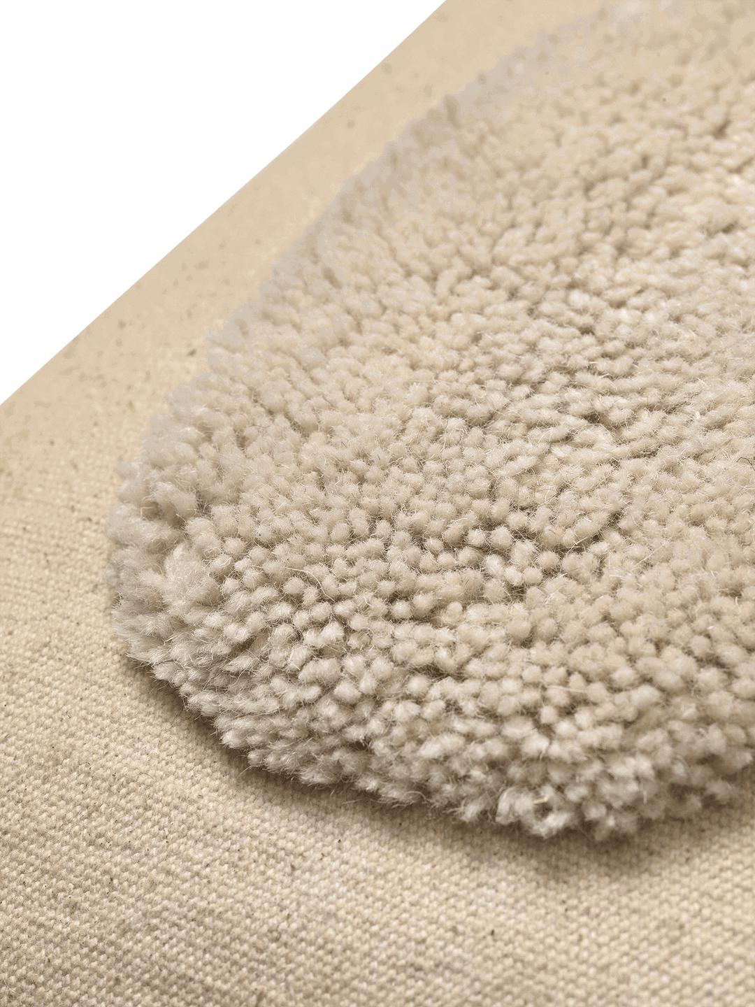 Ferm Living Lay Cushion, Sand/Off White
