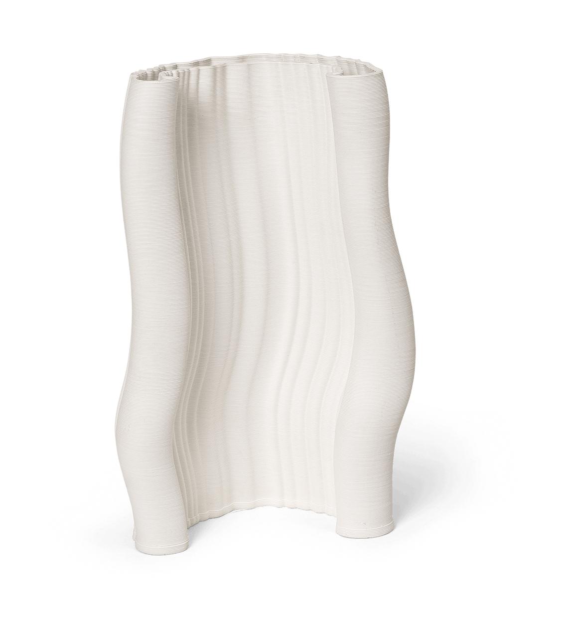 Ferm Living Moire Vase, Off White