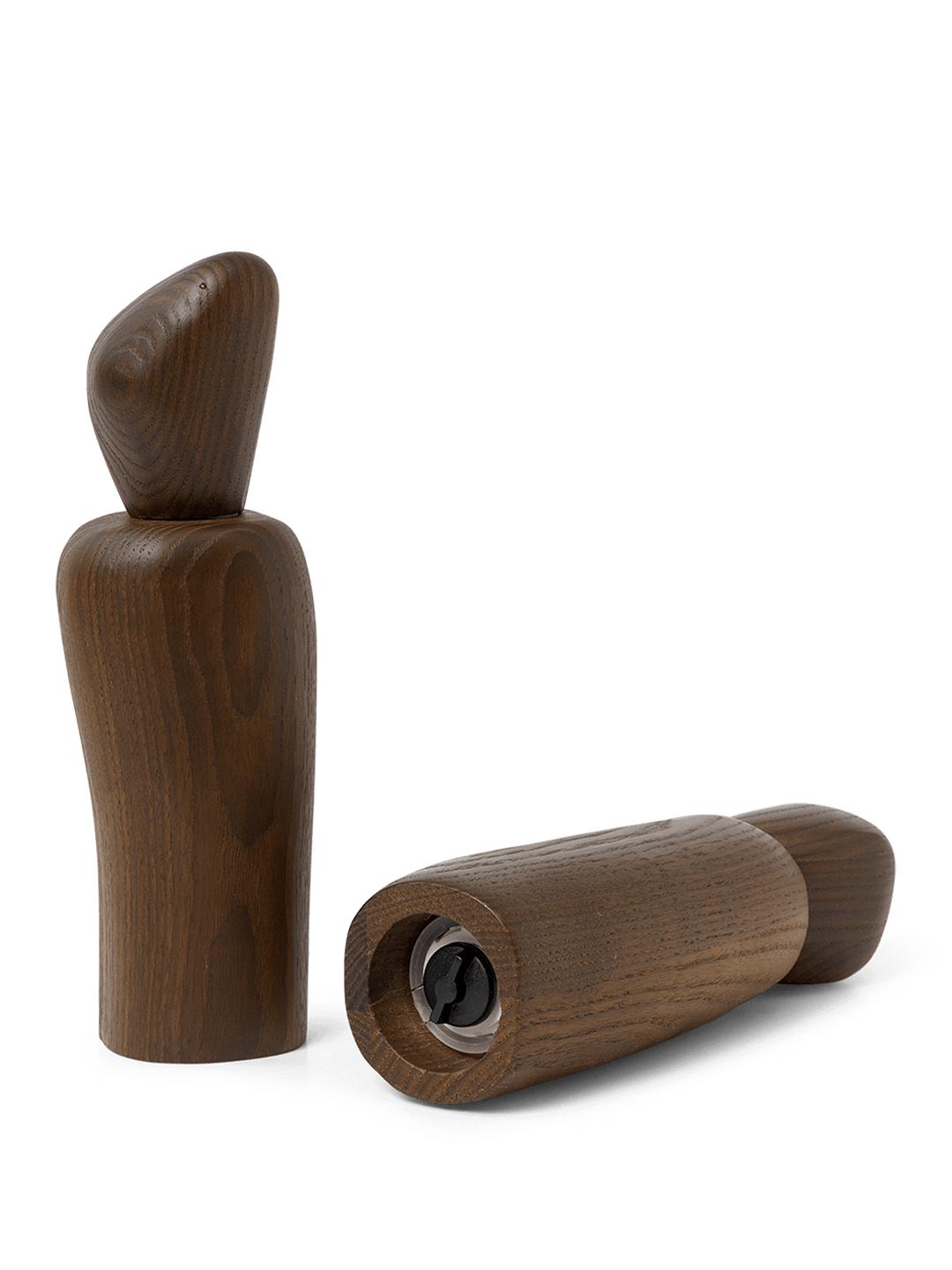 Ferm Living Pebble Grinder Spice Mill, donkerbruine as