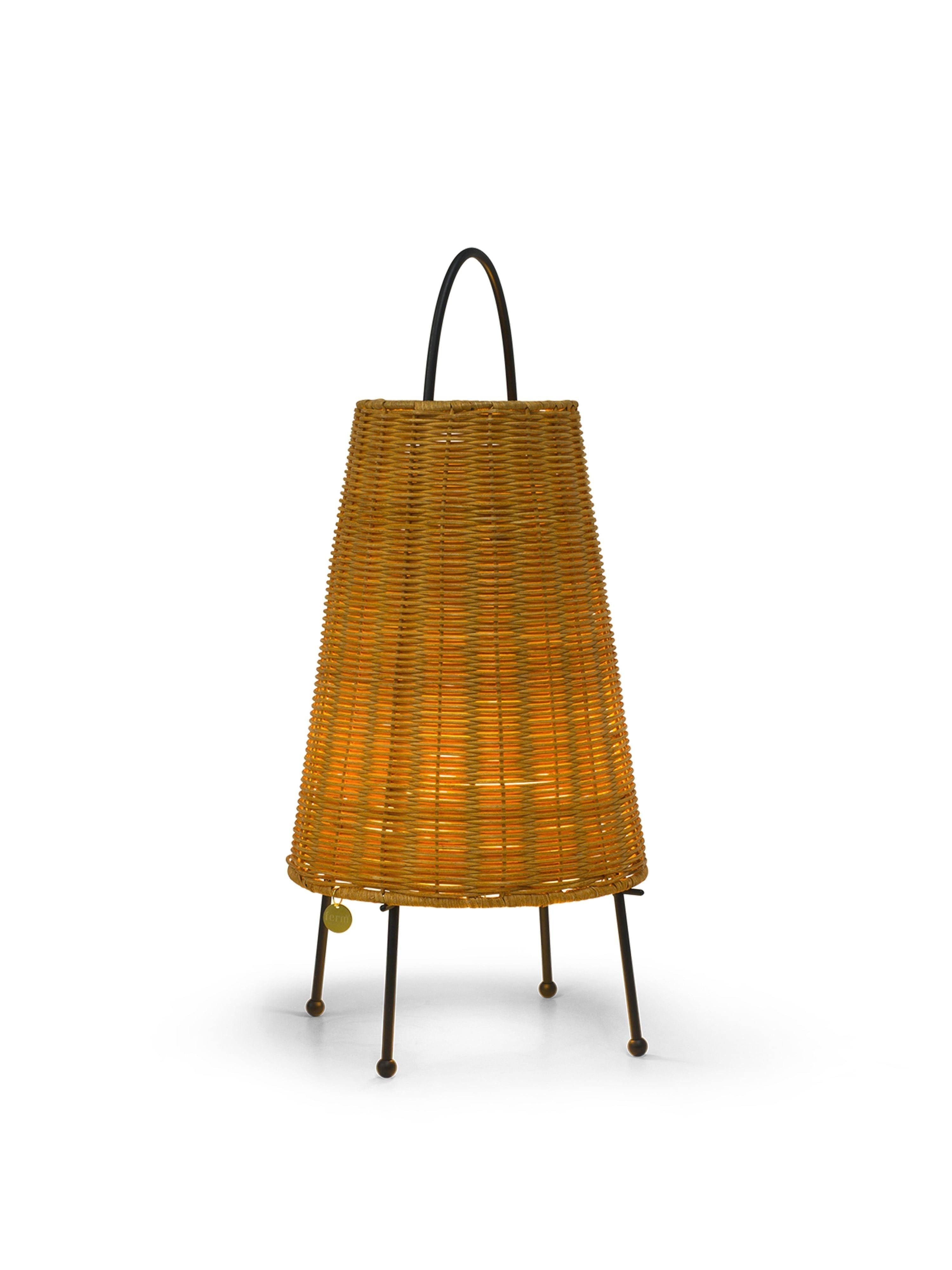 Lampada intrecciata Ferm Living Porti, naturale