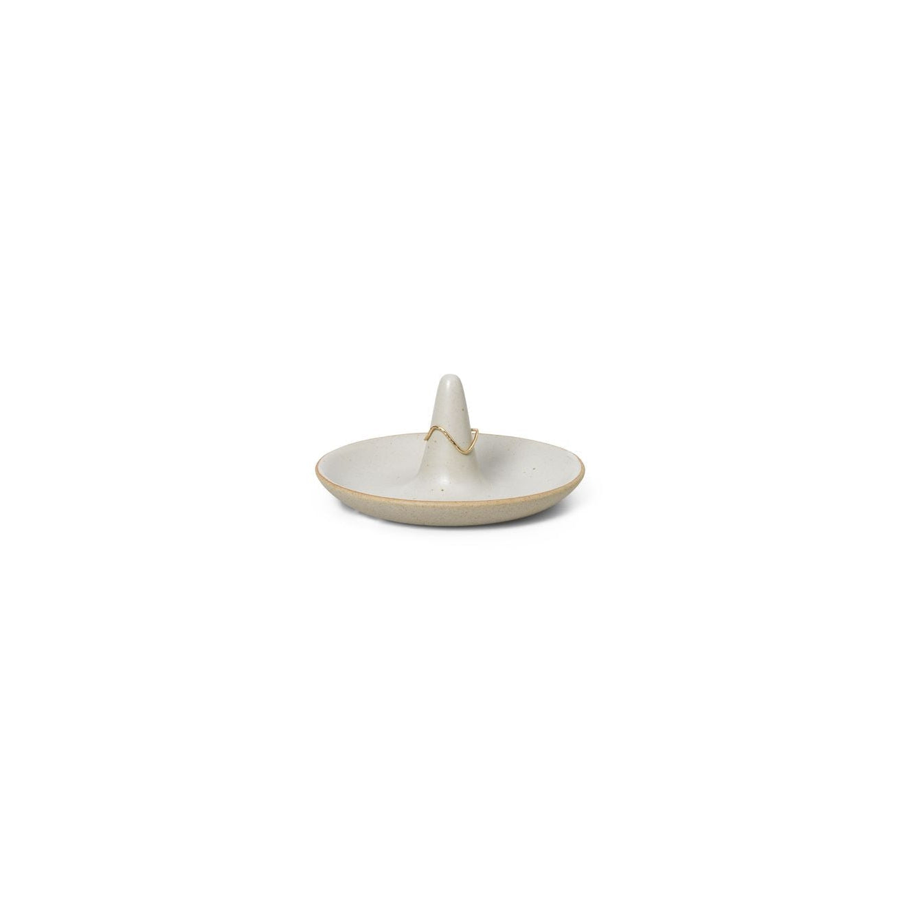 Ferm Living Ring Cone, Off White Speckle
