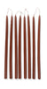 Ferm Living Spike Slim Candles Set 8, Rust