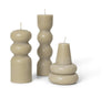 Ferm Living Torno kaarsen set van 3, zand