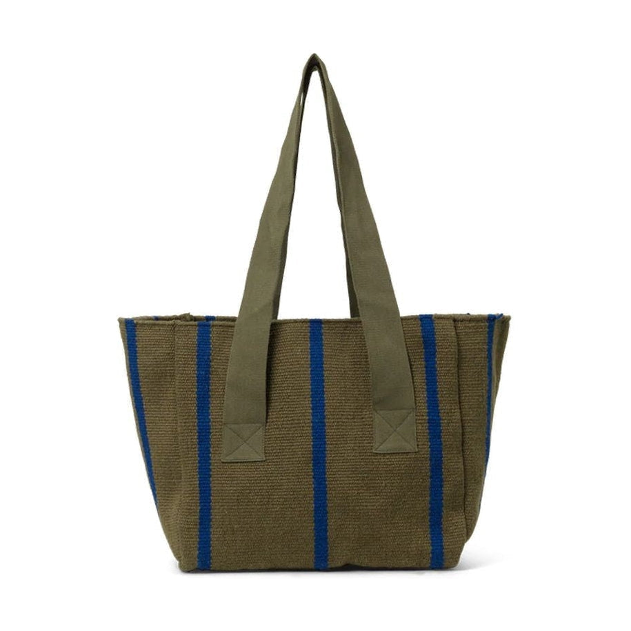 Ferm Living Sac de pique-nique de jardin, olive / bleu clair