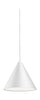 Flos String Light Cone Lampada a ciondolo a testa a testa 12 m, bianco