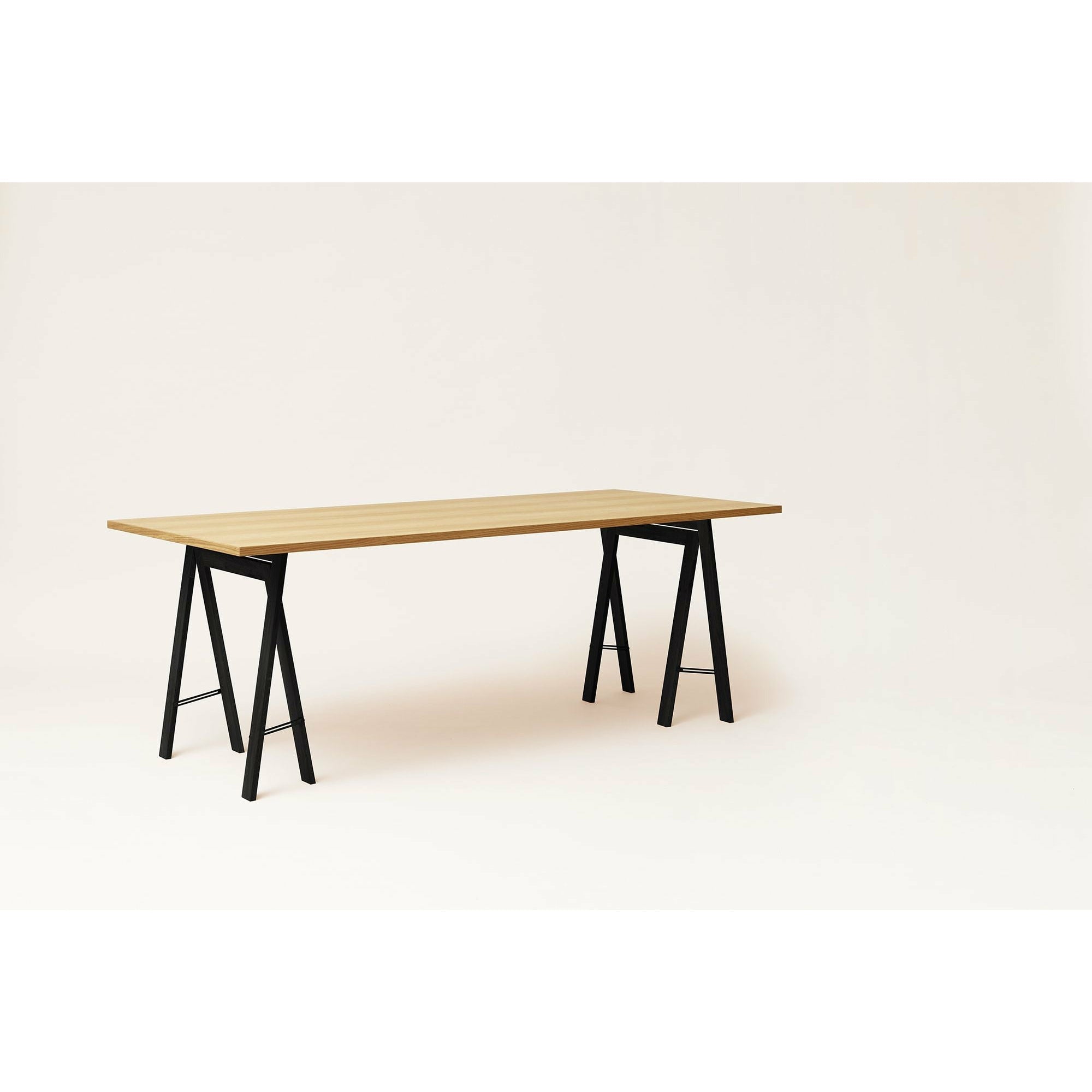 Vorm en verfijn lineair tafelblad 205x88 cm, eiken