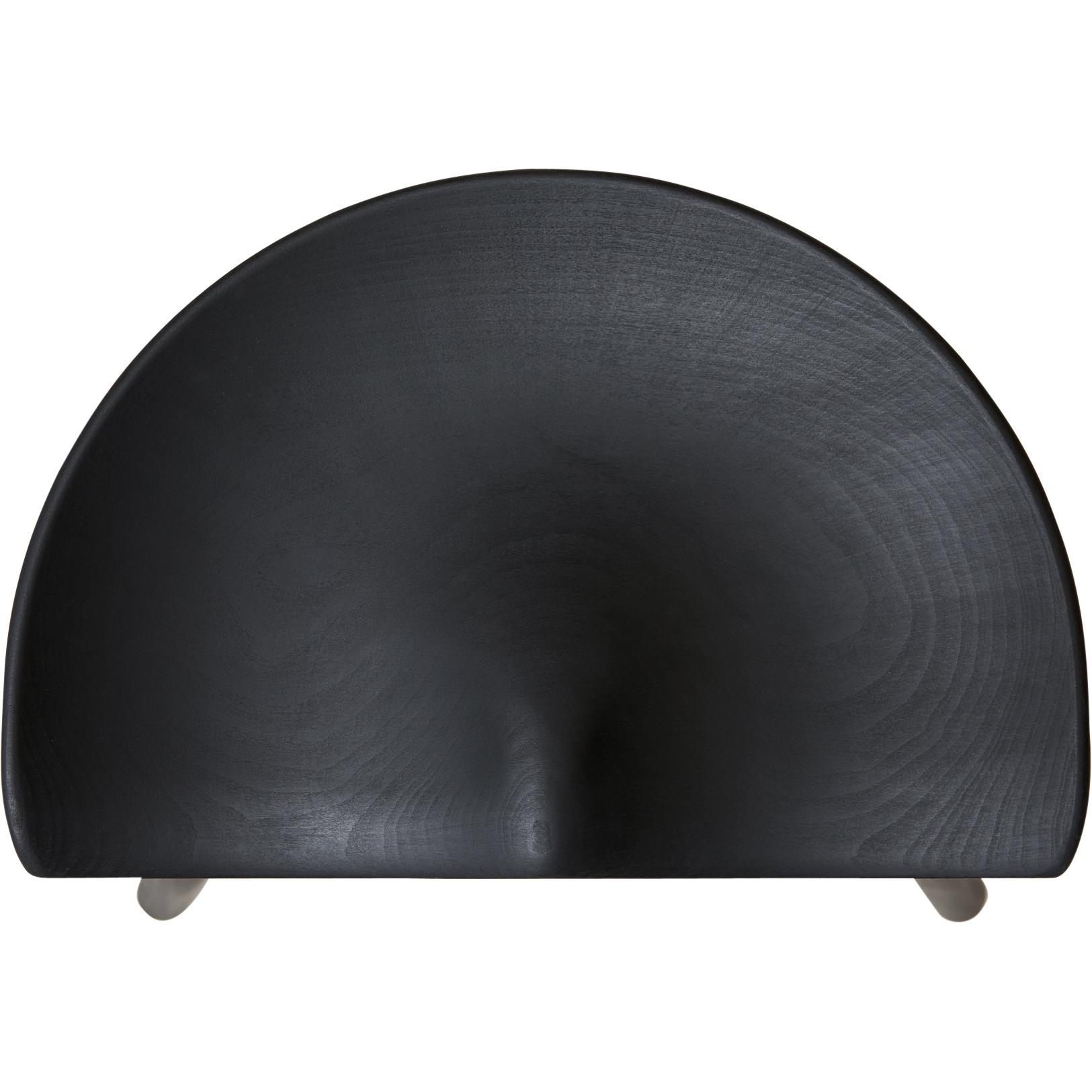 Form & Refine Chaise de cordonnier n ° 49. Hêtre noire tachée