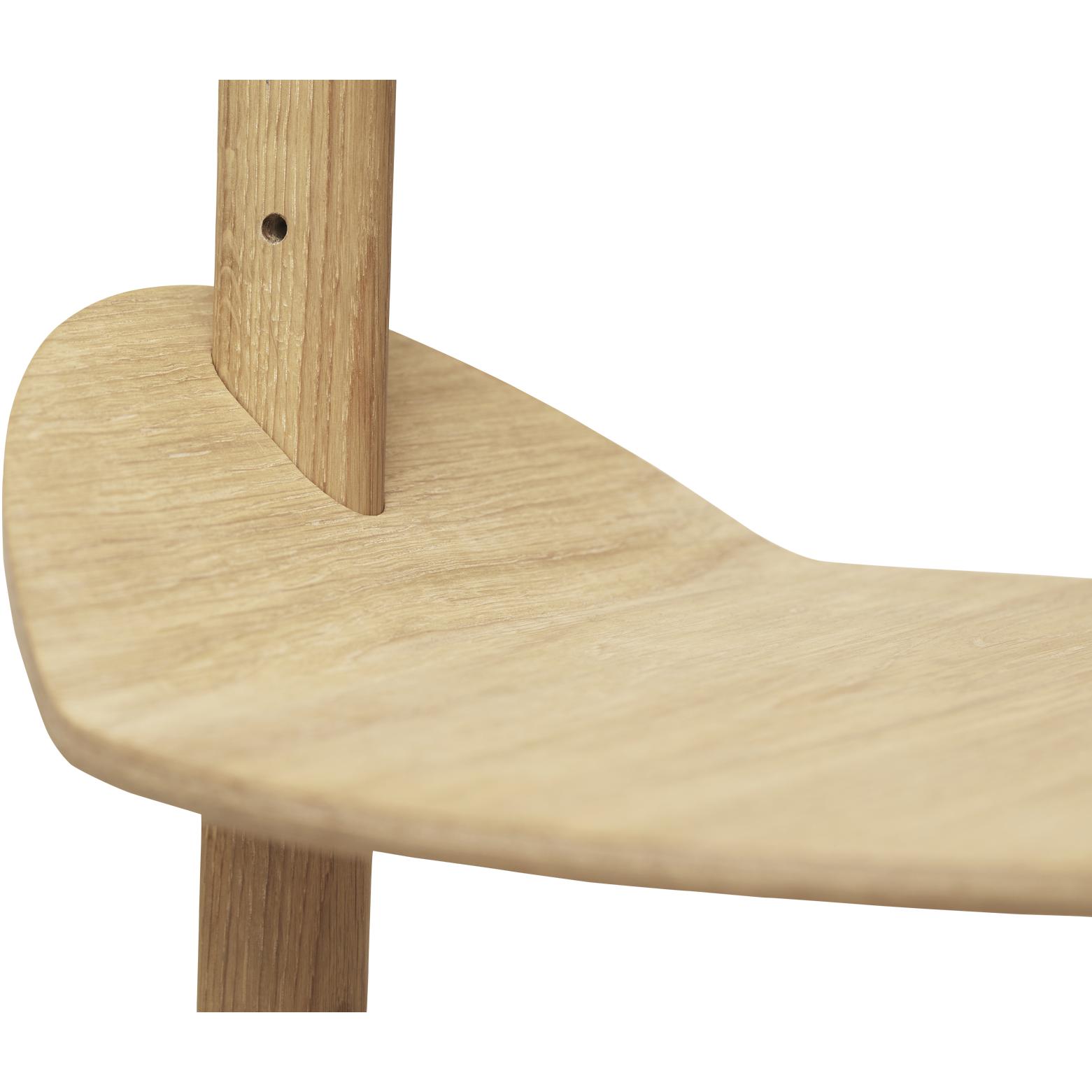 Form & Refine Table d'appoint Stilk. Chêne à l'huile blanche