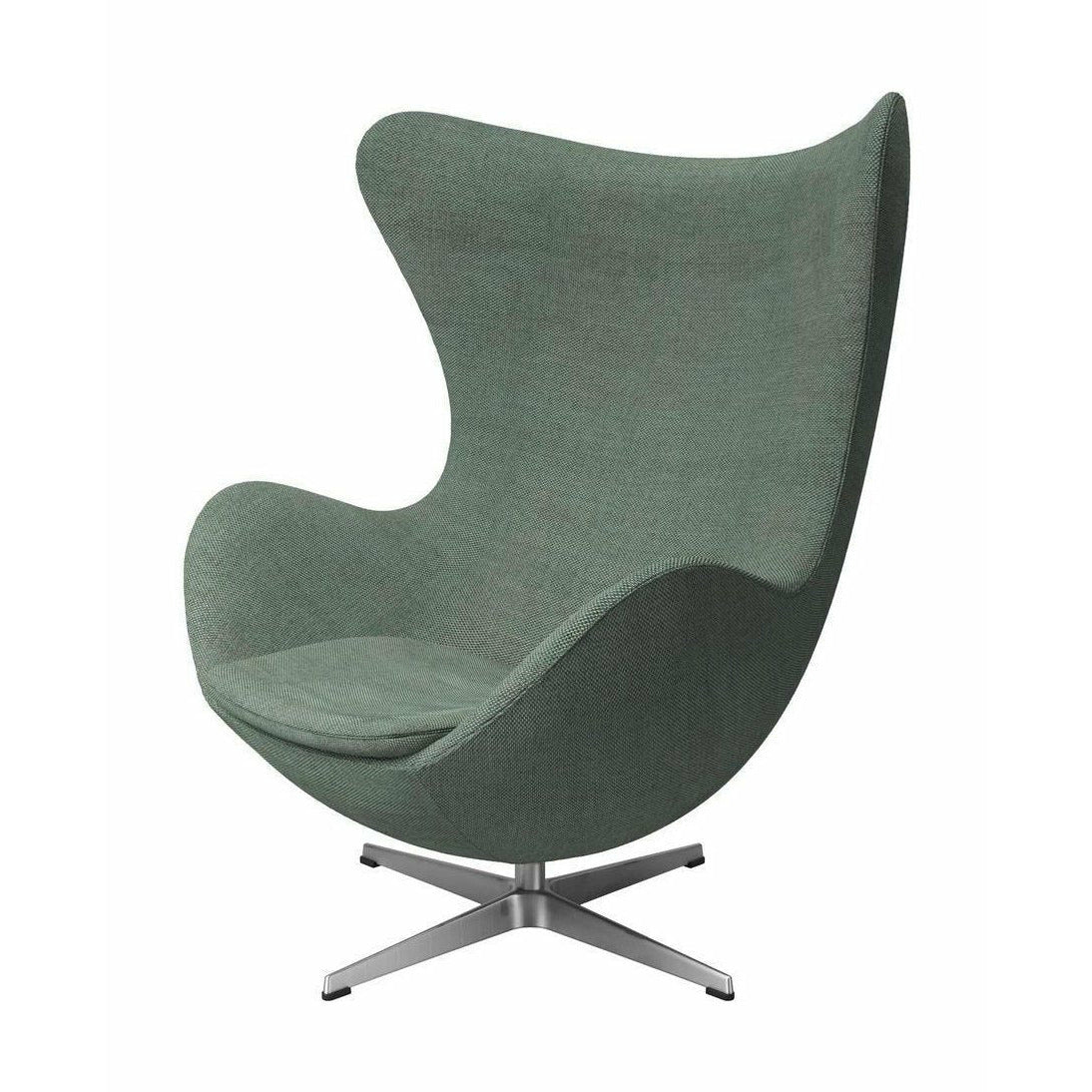 Fritz Hansen Æglig loungestol stof, aqua