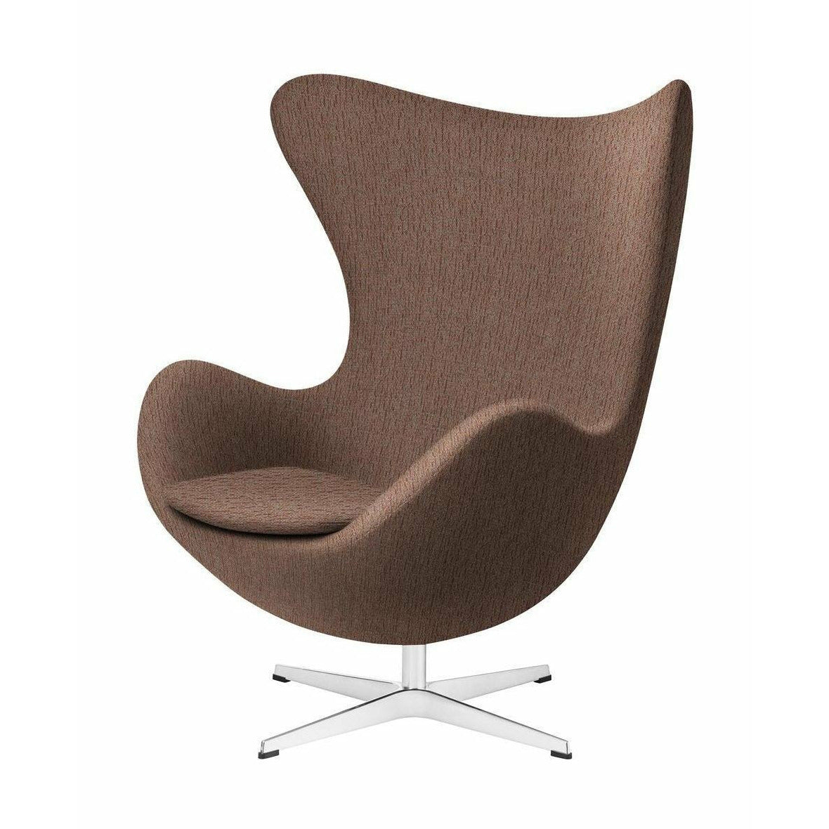 Fritz Hansen Egg Lounge -tuoli kangas, kristittyjen beige/oranssi