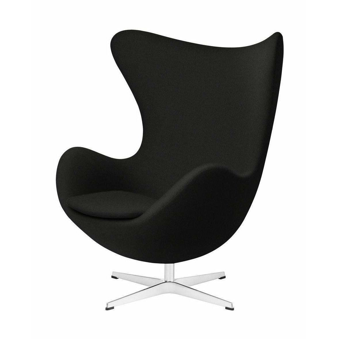 Fritz Hansen The Egg Lounge Stol Stoff, ChristianShavn Black Uni