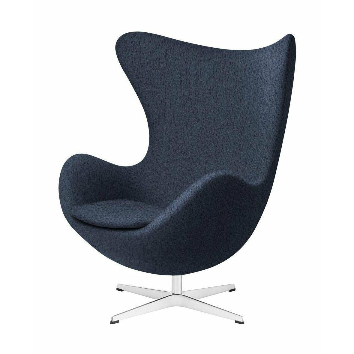 Fritz Hansen The Egg Lounge Chair Stoff, Christianshavn Blau