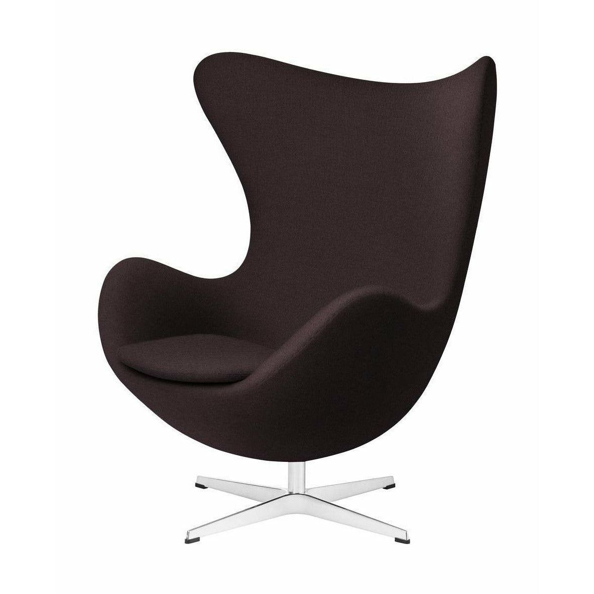 Fritz Hansen The Egg Lounge Chair Stoff, Christianshavn Dunkelrot Uni