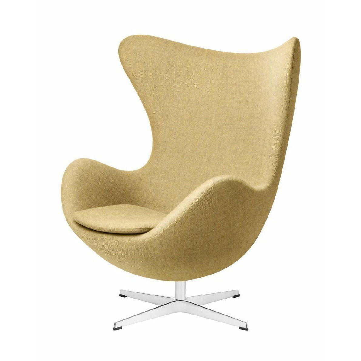 Fritz Hansen The Egg Lounge Chair Stoff, Christianshavn Gelb