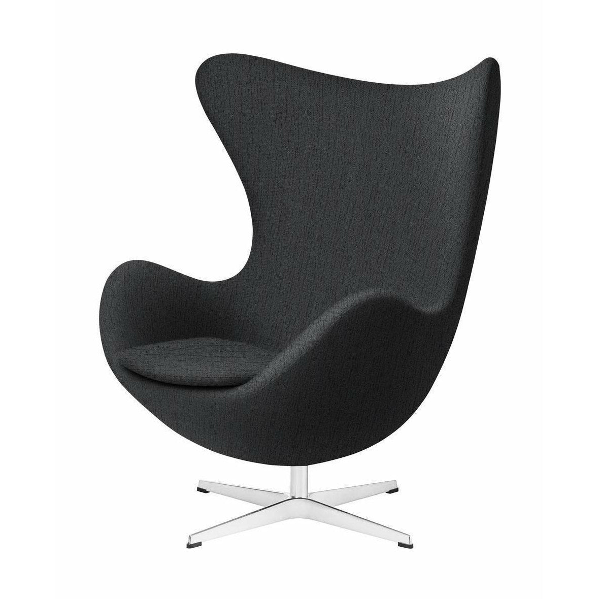 Fritz Hansen The Egg Lounge Chair Stoff, Christianshavn Grau