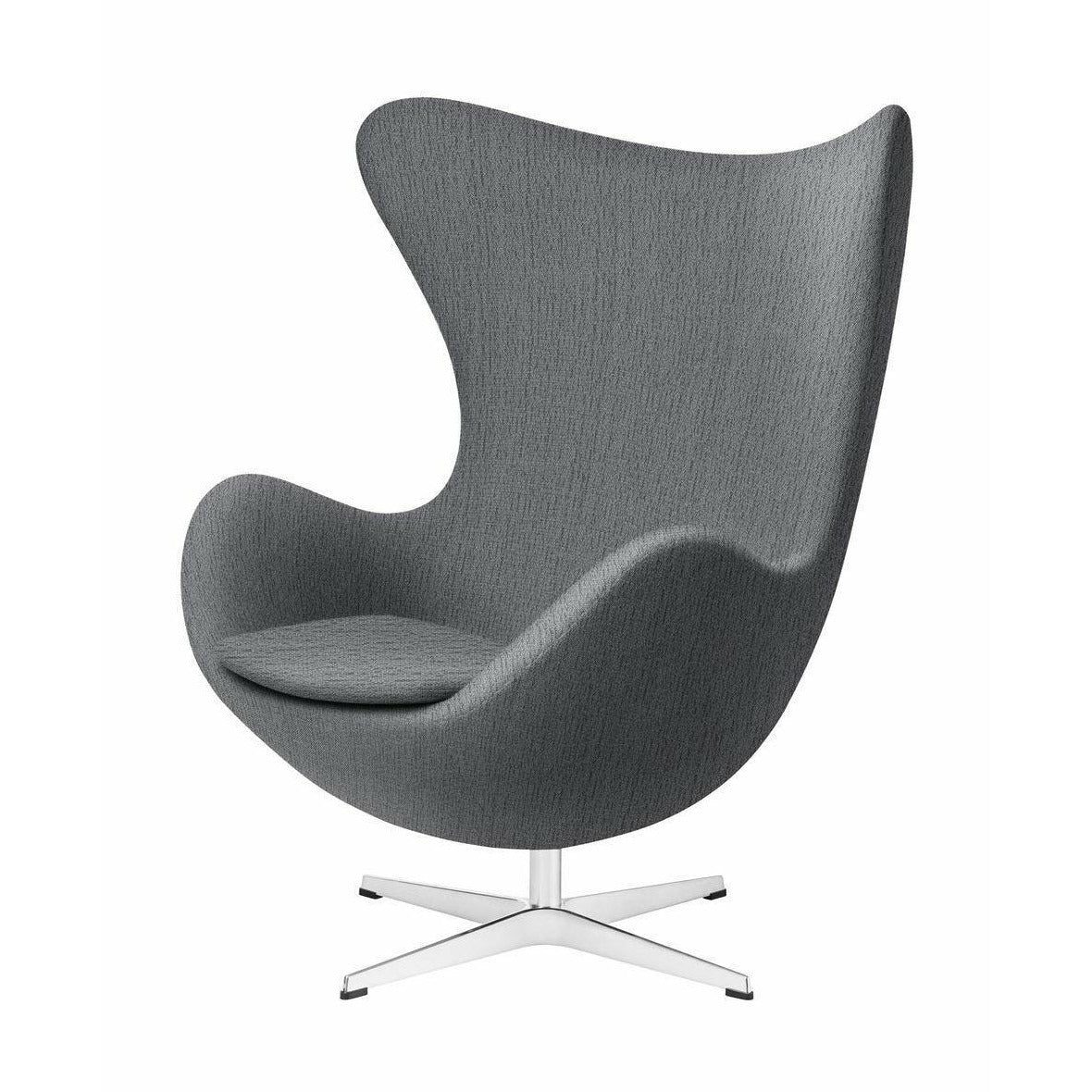 Fritz Hansen The Egg Lounge Stol Stoff, ChristianShavn Light Grey