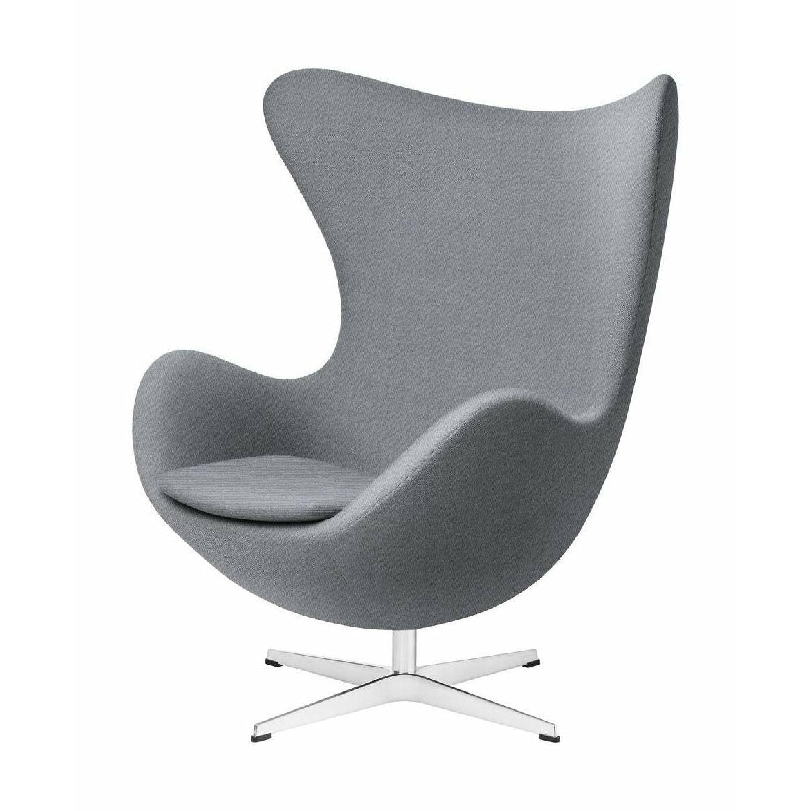 Fritz Hansen The Egg Lounge Sedia tessuto, Christianshavn Grey chiaro uni