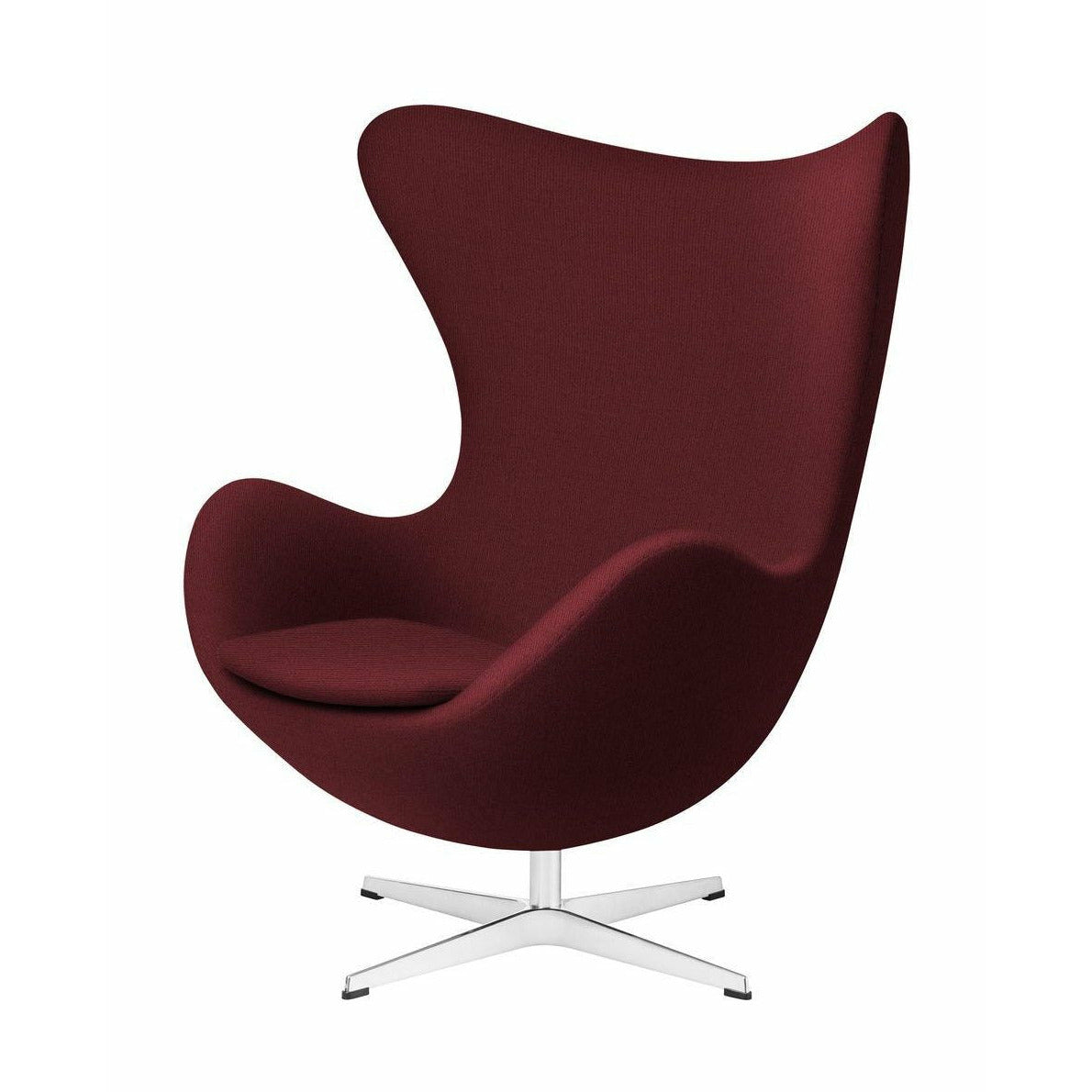 Fritz Hansen The Egg Lounge Chair Fabric, Christianshavn Red Uni