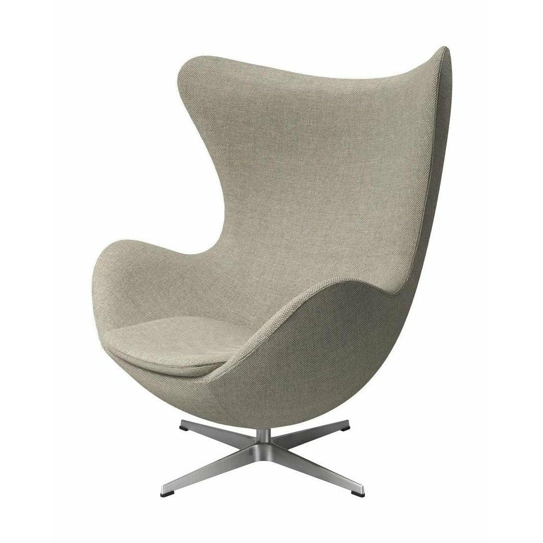 Fritz Hansen La tela de sillón del salón de huevo, beige ligero