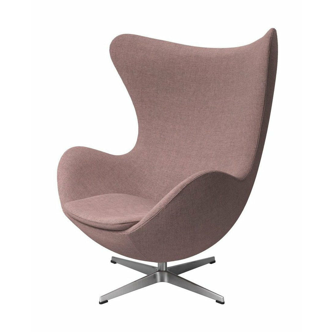 Fritz Hansen La tela de la silla del salón de huevo, rosa pálida