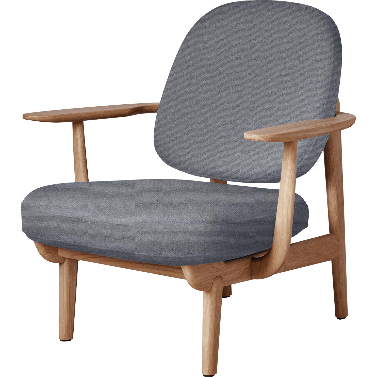 Fritz Hansen JH97 Fred Lounge Stuhl geölt, grün