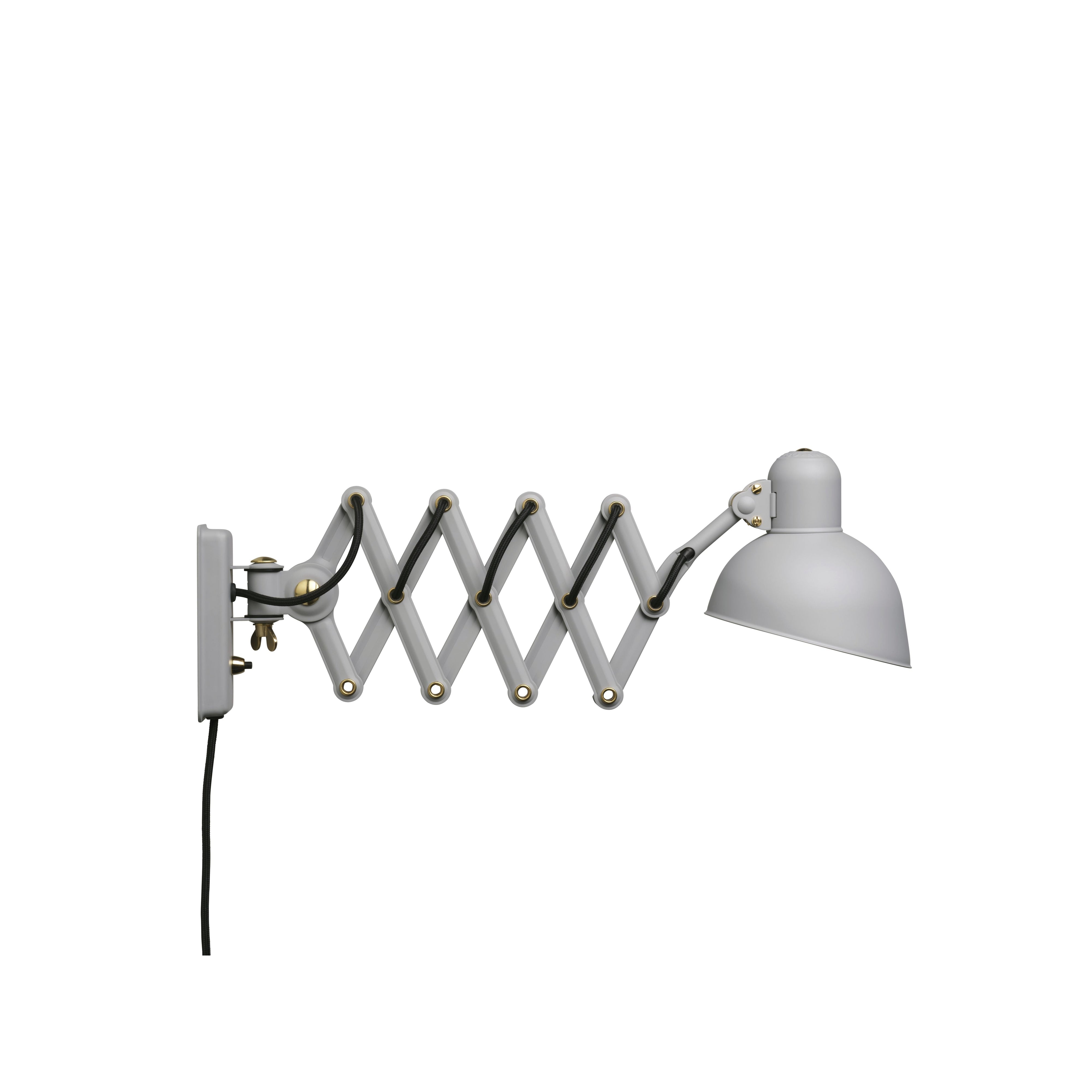 Fritz Hansen Kaiser idell wandlamp, gemakkelijk grijs