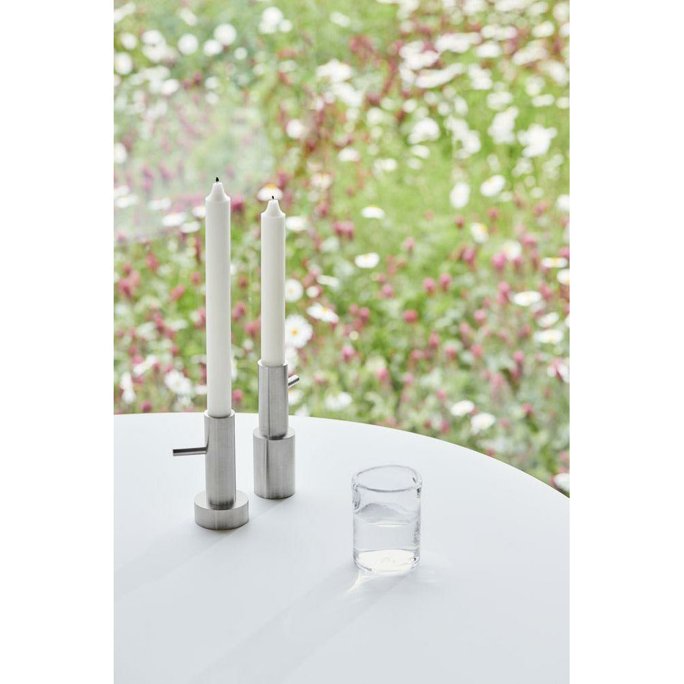 Fritz Hansen Light Touch Candle Holder Steel, ø4 Cm