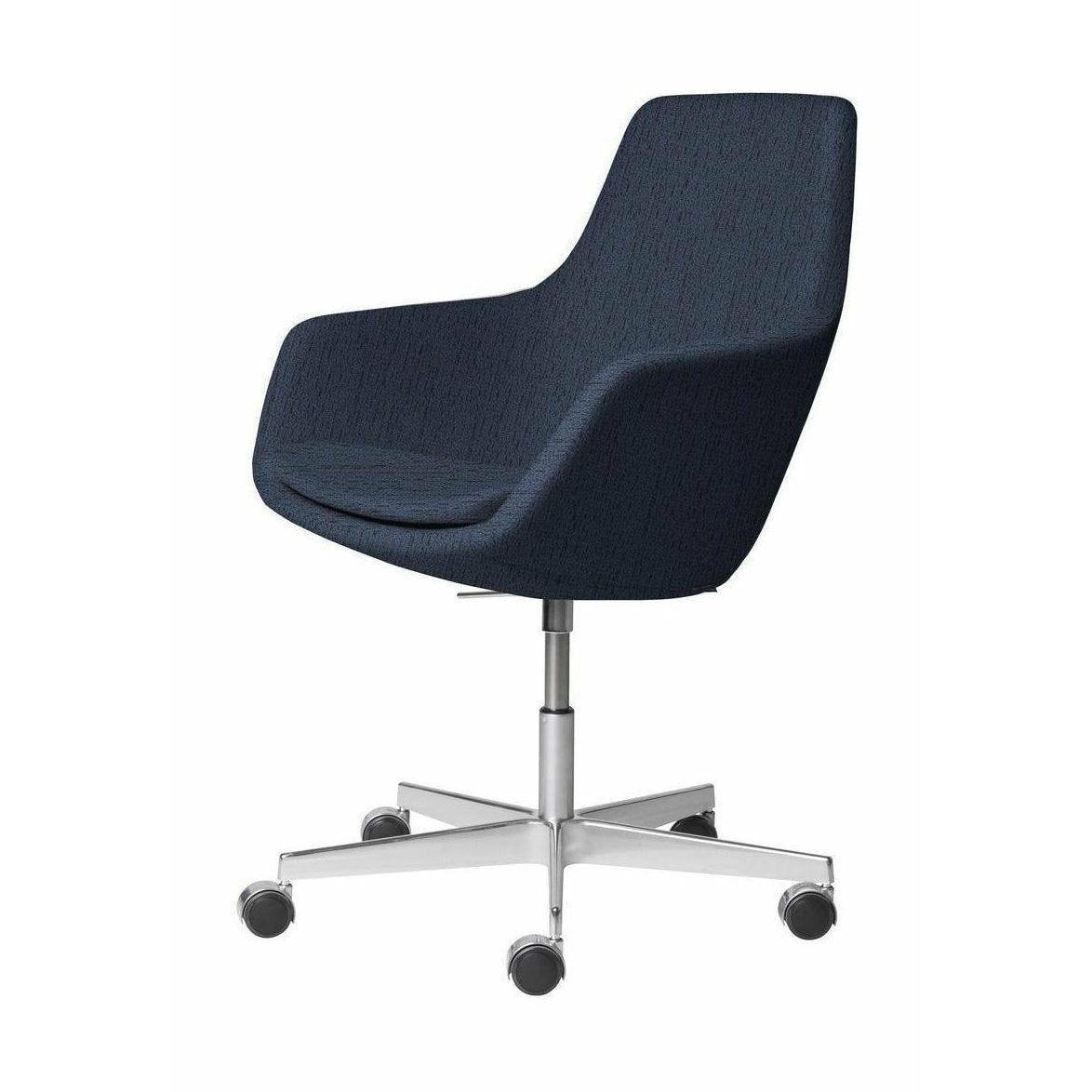 Fritz Hansen Little Giraf Swivel stoel stoffen Fabric Christianshavn, blauw