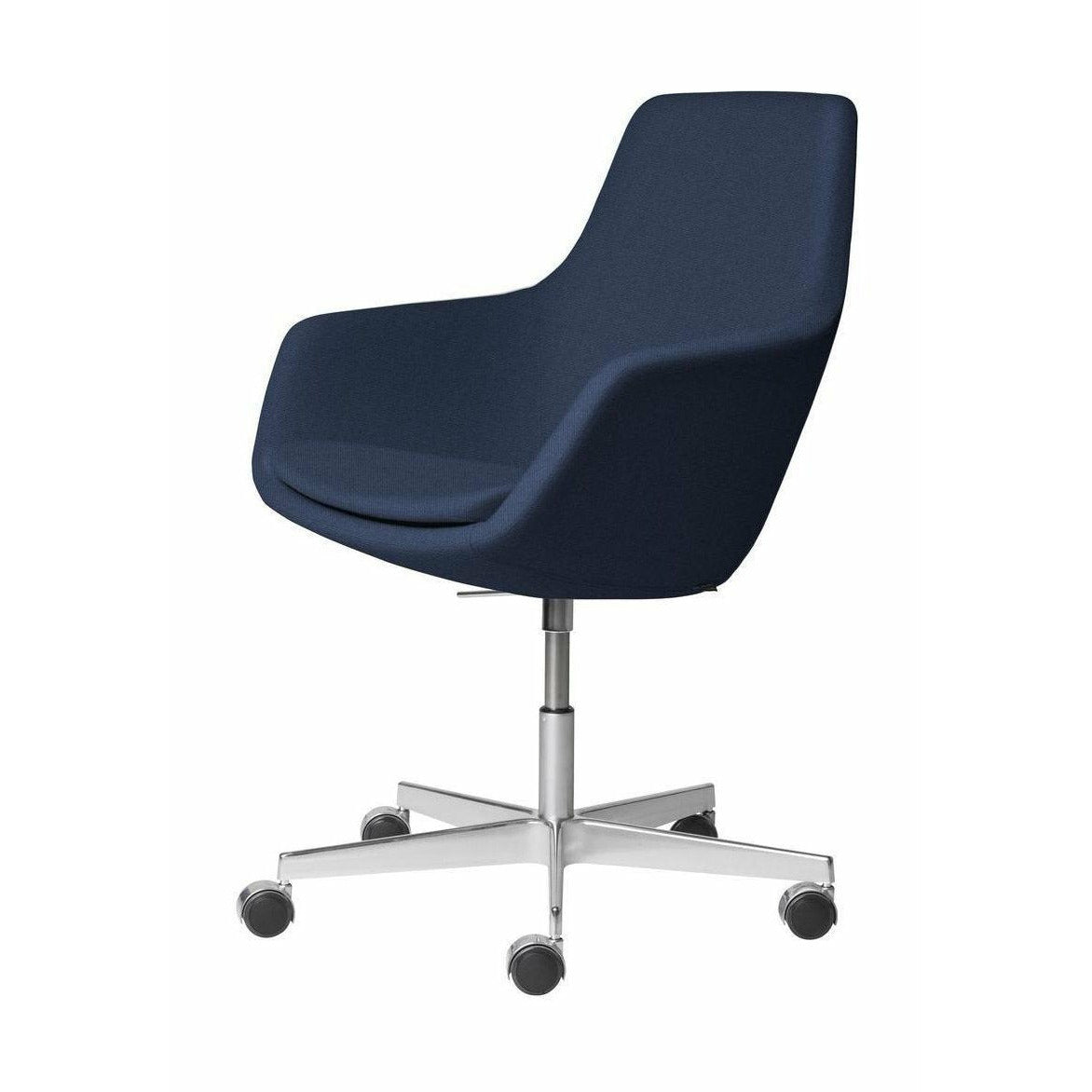 Fritz Hansen Little Giraf Swivel stoel stoffen Fabric Christianshavn, Blue Uni