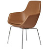 Fritz Hansen Little Giraffe Polves Cromo in pelle di base, noce