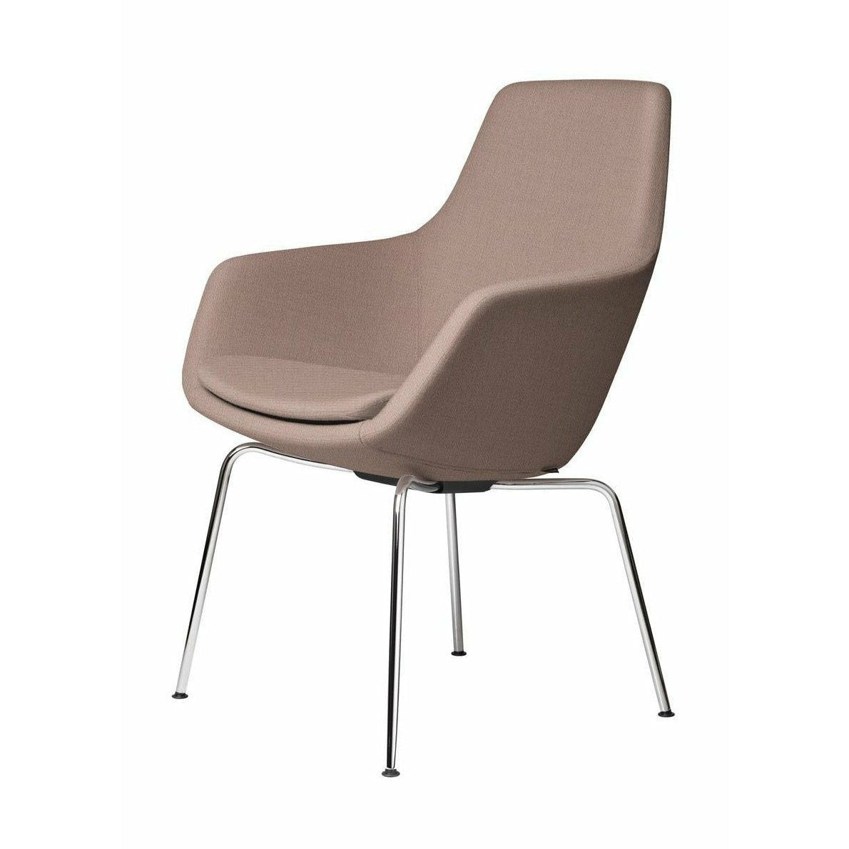 Fritz Hansen Little Giraftoel Chrome Base Fabric Christianshavn, Light Red Uni