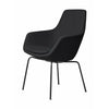 Fritz Hansen Little Giraffe Sessel Schwarz Basis Stoff Christianshavn, Warm Grey