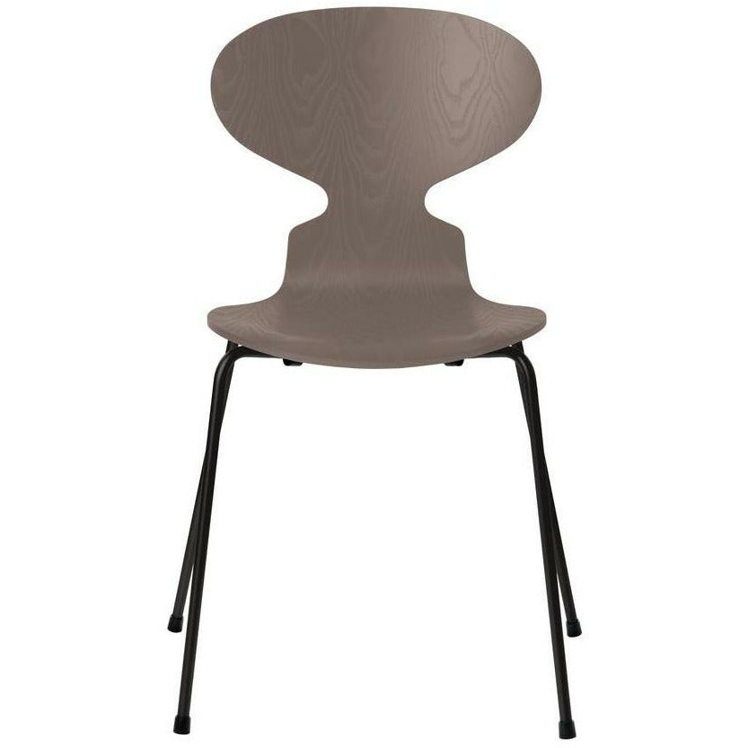 弗里茨·汉森蚂蚁椅彩色灰粘土碗，黑色底座