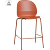 Fritz Hansen N02回收低吧台凳，深橙/深橙色