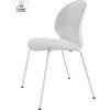 Fritz Hansen N02 Recycle stoel Monochrome 4 pootged, uit wit