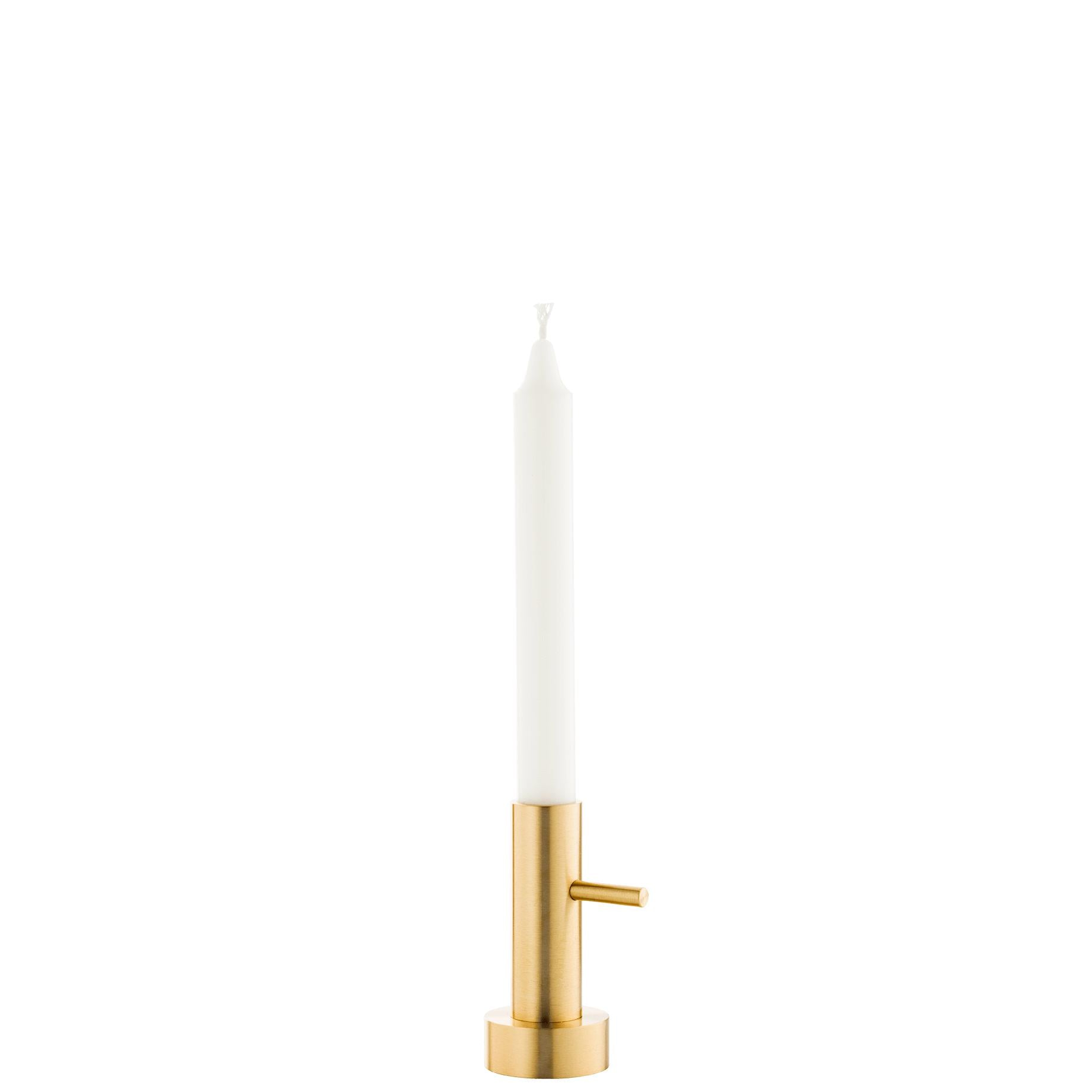 Fritz Hansen Objects Candle Holder Brass, ø5 Cm