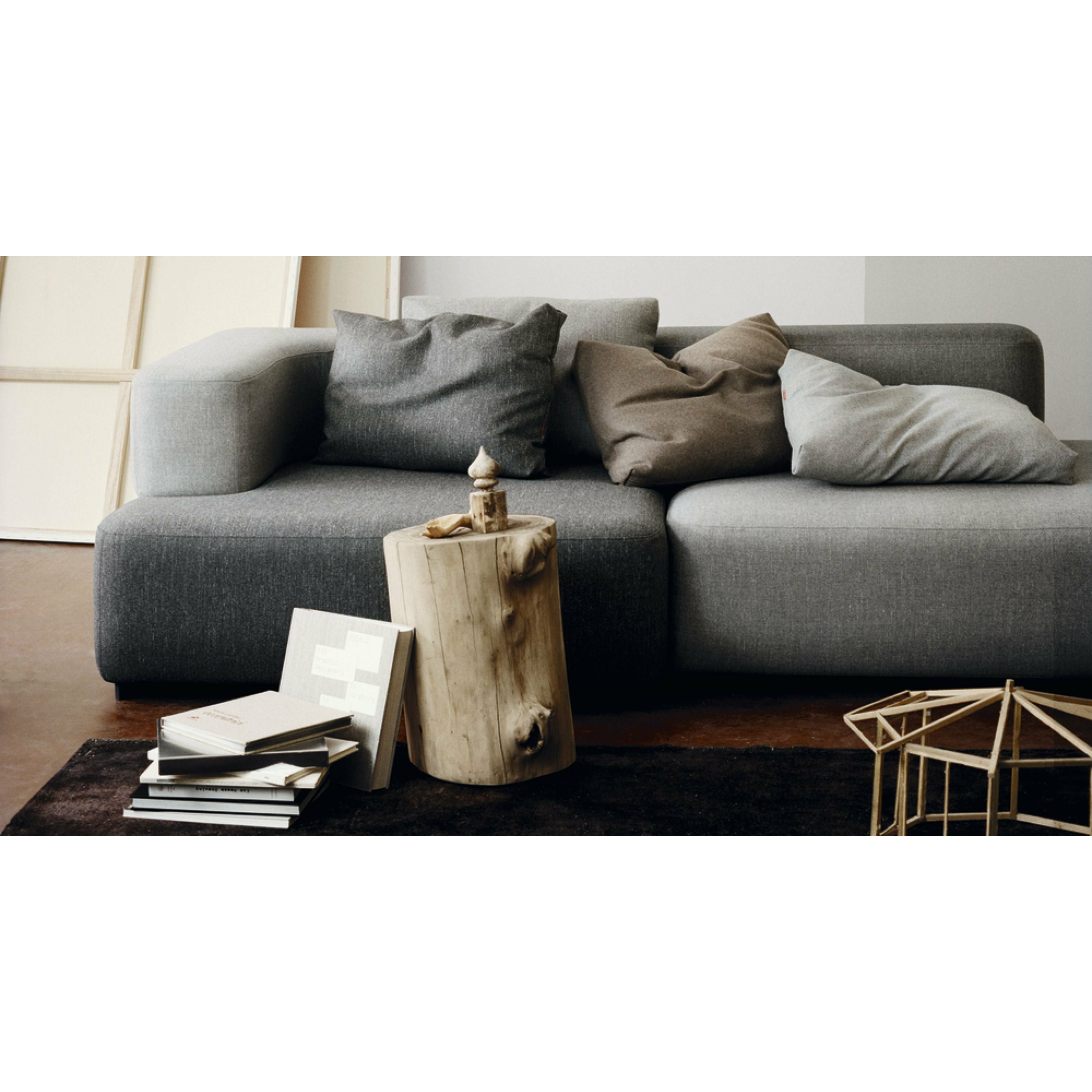 Fritz Hansen Pl240 3 Alphabet 2-Sitzer Sofa Christianshavn, Schwarz Uni