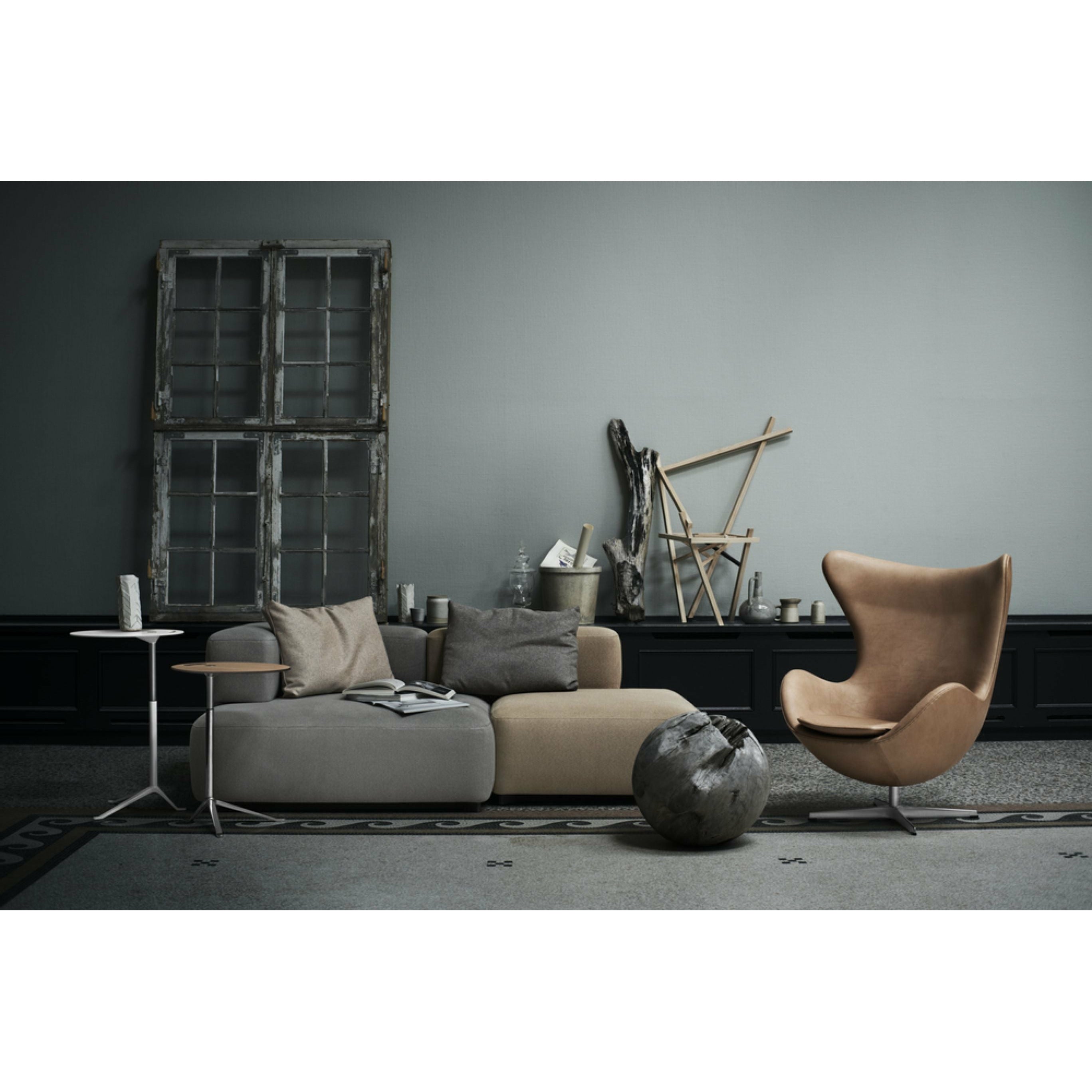 Fritz Hansen PL240 3 Alphabet 2 -sits soffa Christianshavn, svart uni