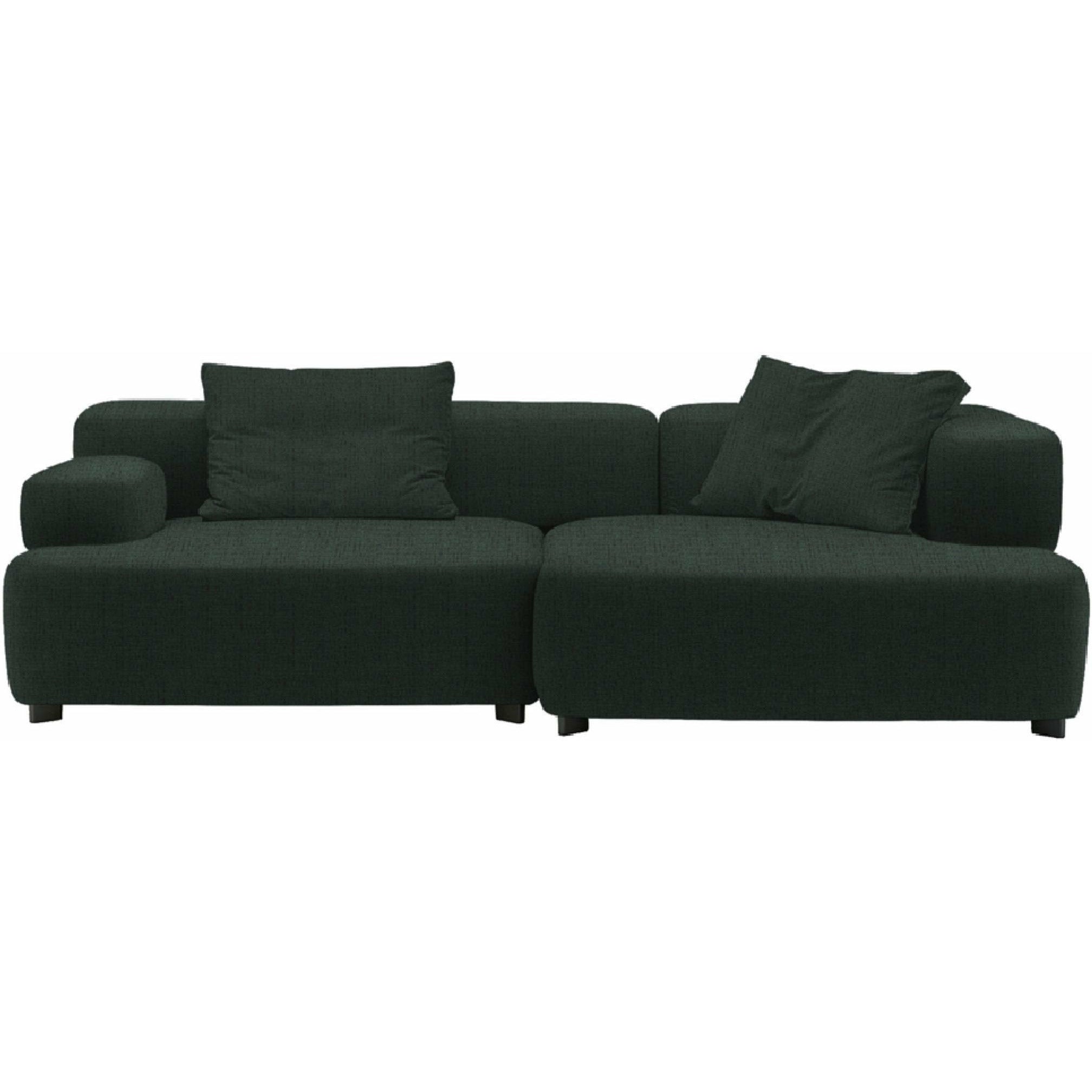 Fritz Hansen PL240 3 alfabet 2 Setre sofa ChristianShavn, mørkegrønn