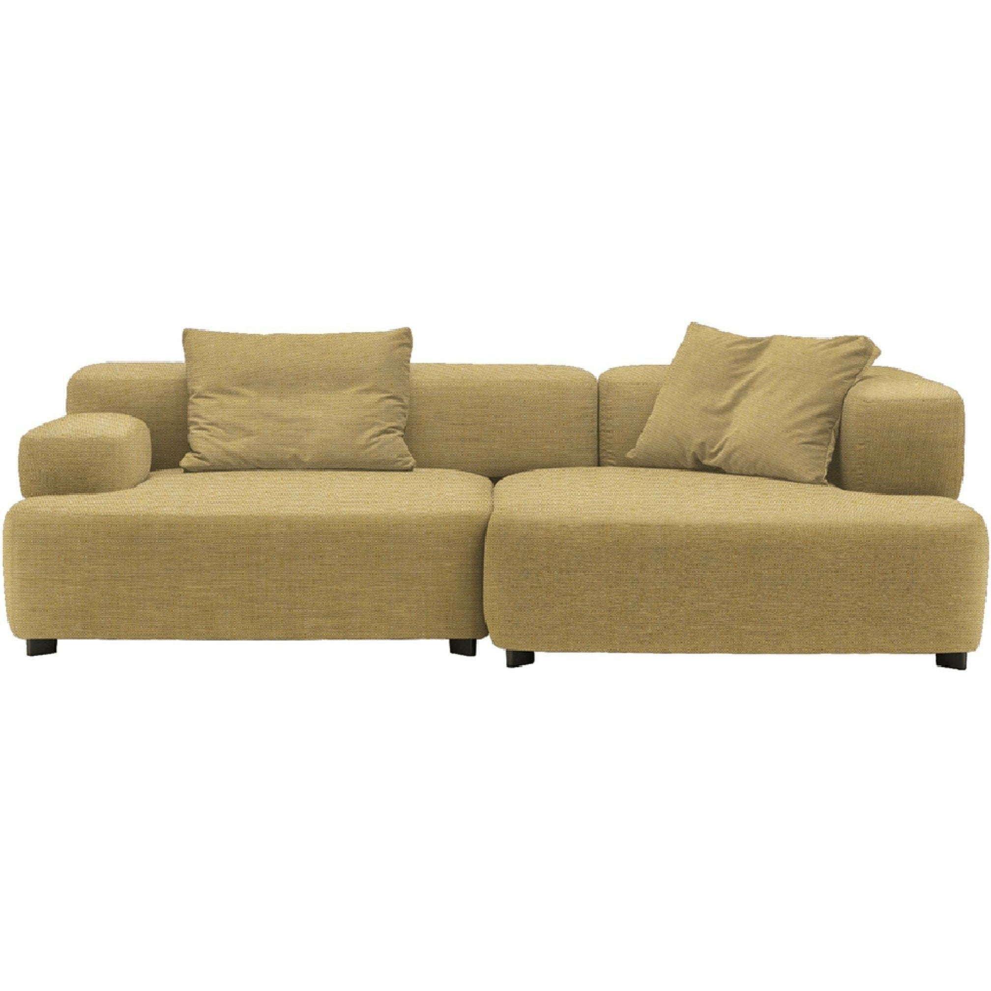 Fritz Hansen PL240 3 Alfabet 2 -personers sofa Christianshavn, gul