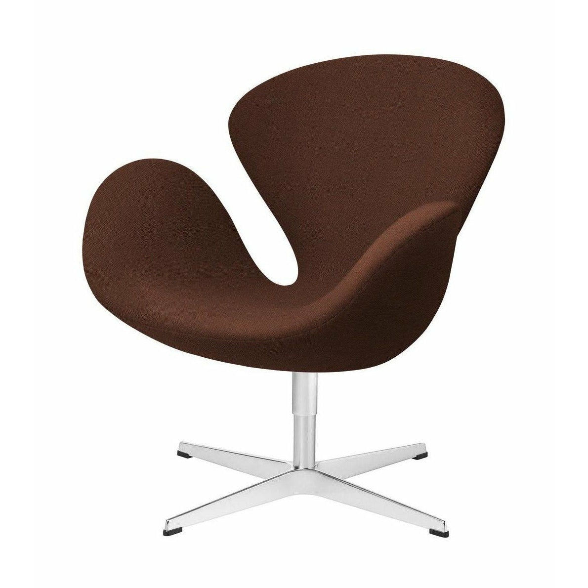 Fritz Hansen Swan Lounge Sedia tessuto, arancione scuro di Christianshavn